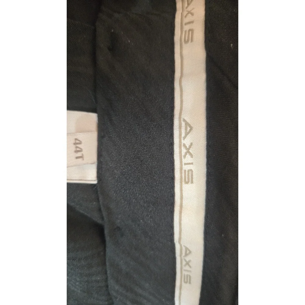 Axis 44T Cotton Tencel Trousers Pants - Black - Charcoal Gray NWT